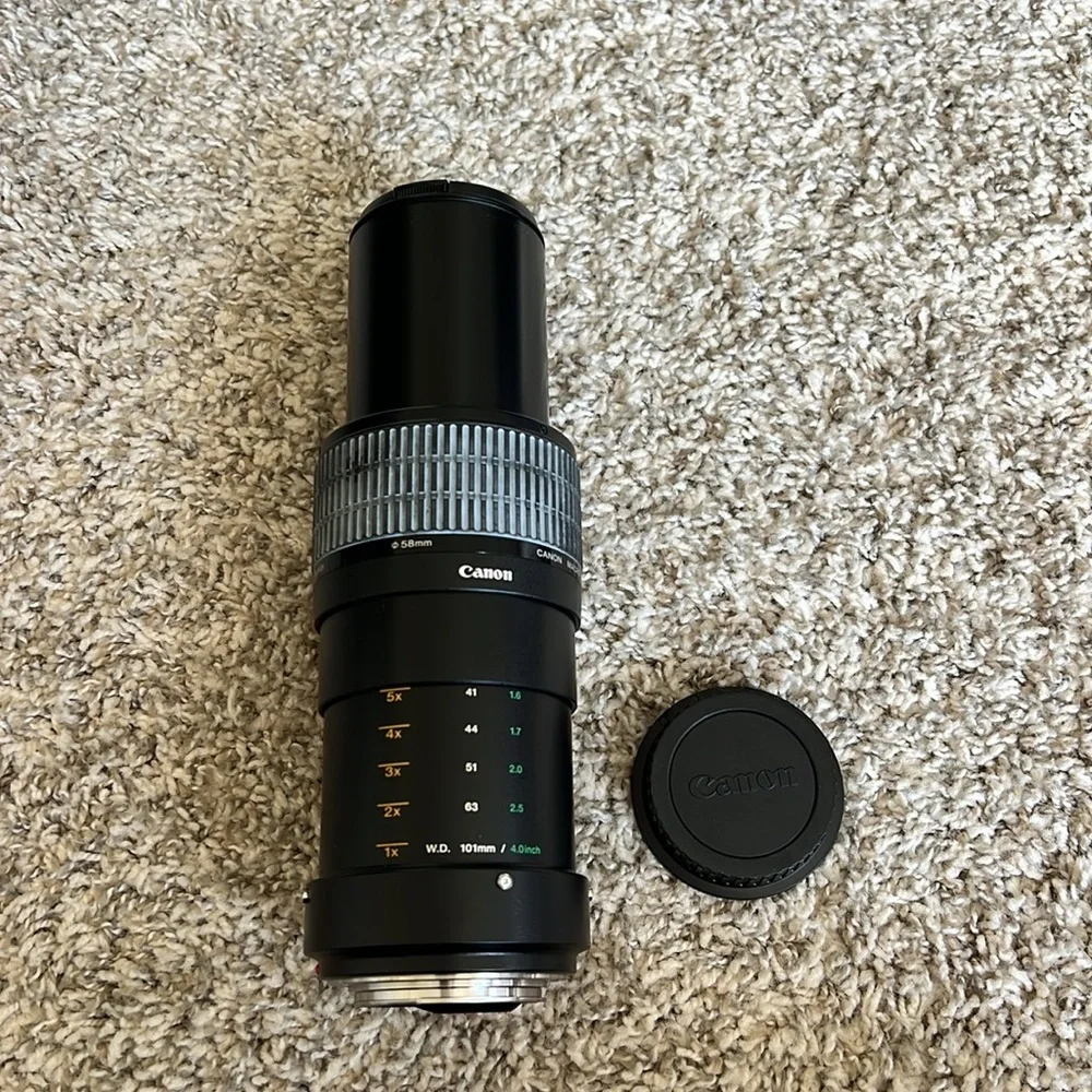 Canon MP-E 65mm f/2.8 1-5X Macro Lens for Canon SLR Cameras